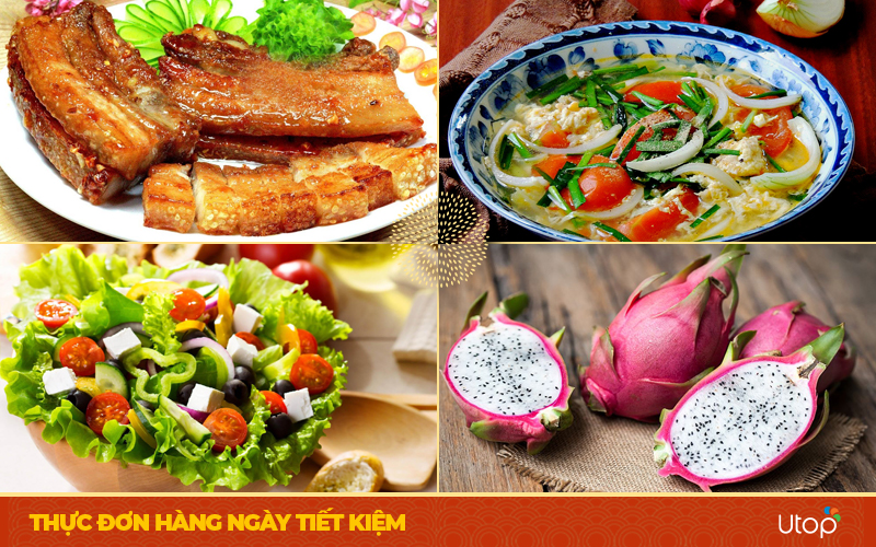 Thực đơn hàng ngày tiết kiệm