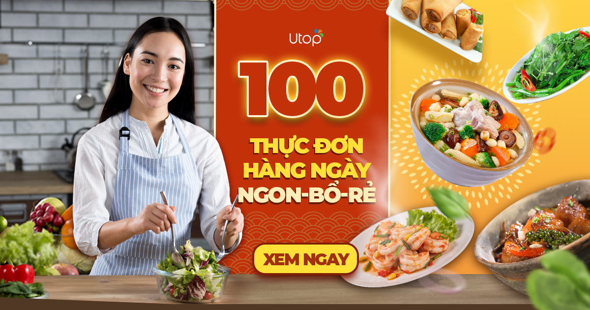 Thực đơn hàng ngày đơn giản, tiết kiệm, dễ làm