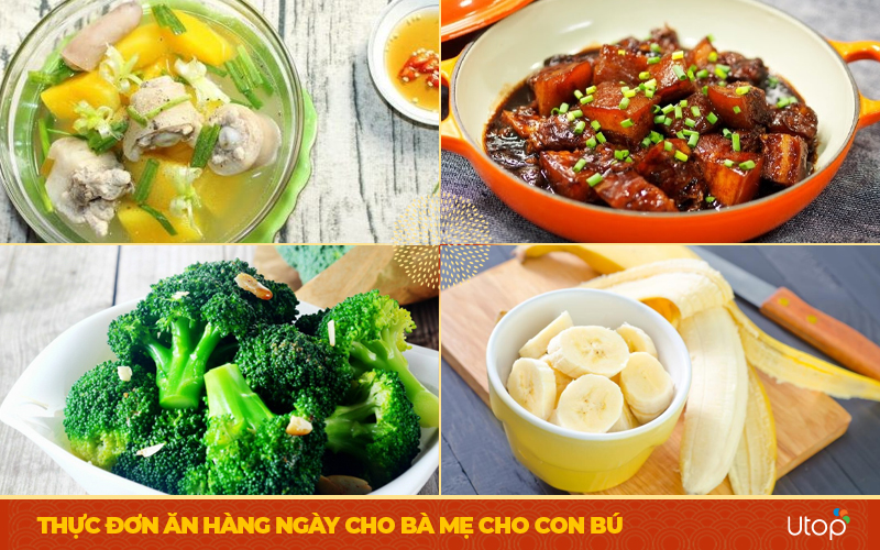 Thực đơn lợi sữa cho các bà mẹ đang cho con bú