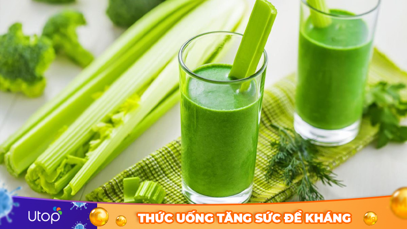 Nước ép cần tây - Thức uống tăng sức đề kháng khuyên dùng