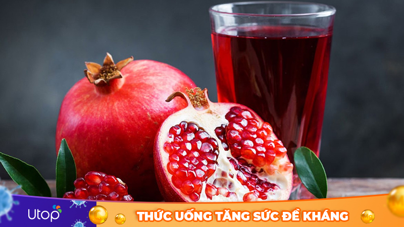 Nước ép lựu - Nước uống tăng sức đề kháng cho trẻ và cả người lớn