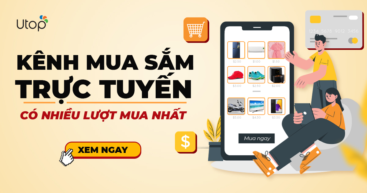 Trang mua sắm online nào được nhiều lượt mua nhất?