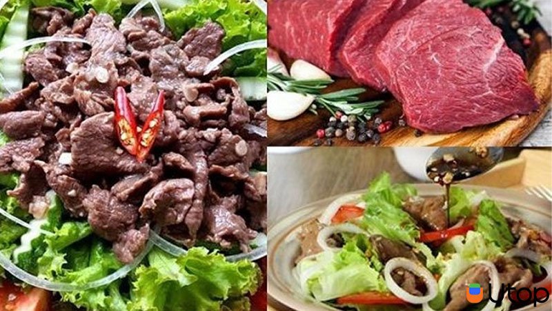 Salad thịt ba chỉ bò