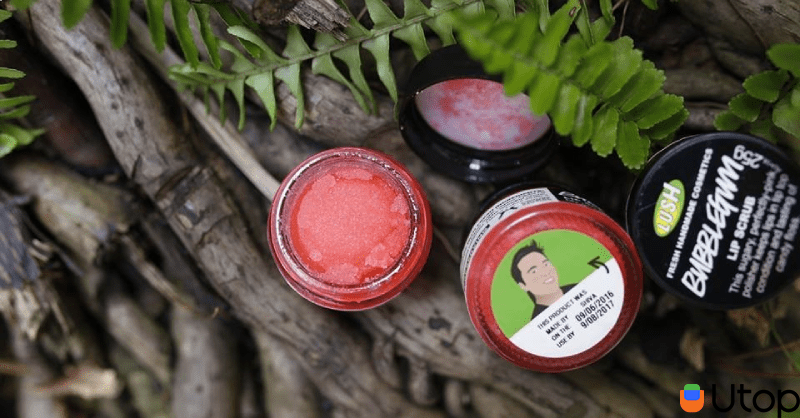 Tẩy da chết cho môi Lush