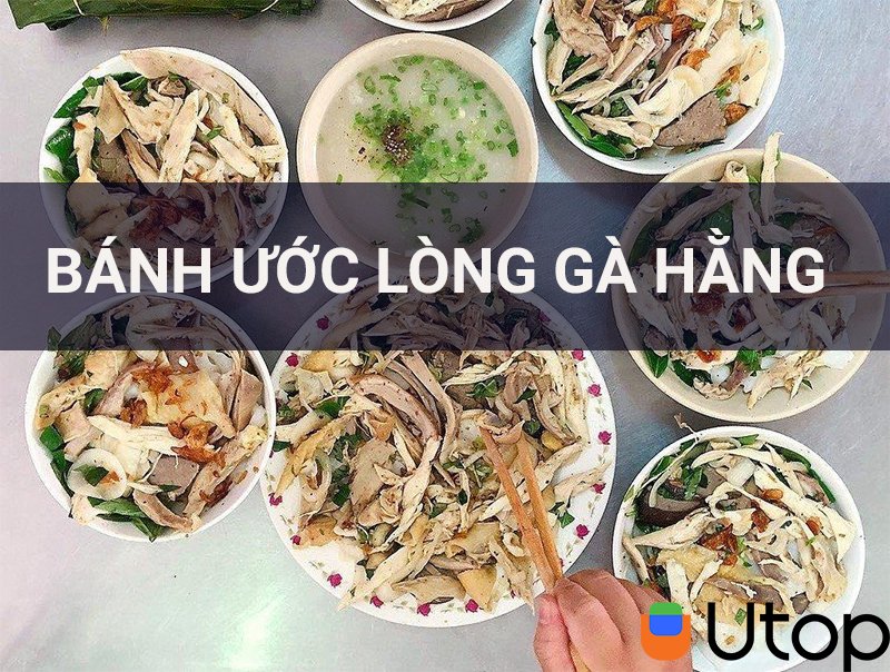 Bánh ướt lòng gà Hằng