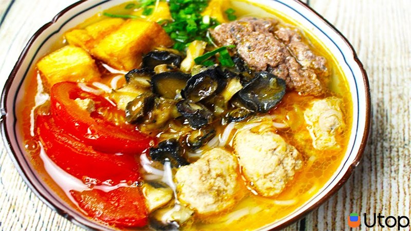 Bún riêu cua ốc Vườn Chuối