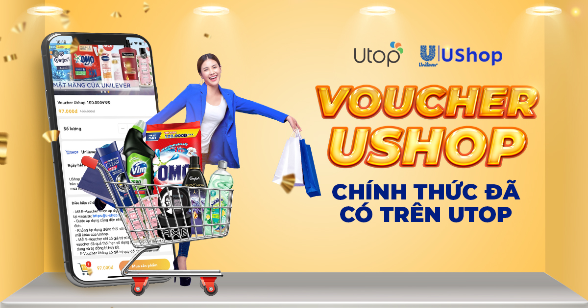 Voucher UShop Nay Đã Có Mặt Trên Utop