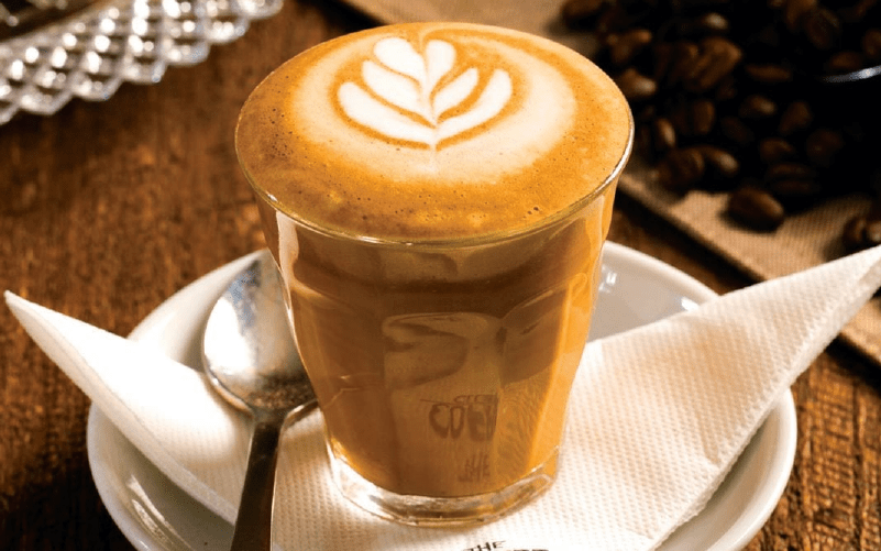 The Coffee Club với Piccolo Latte thơm ngon