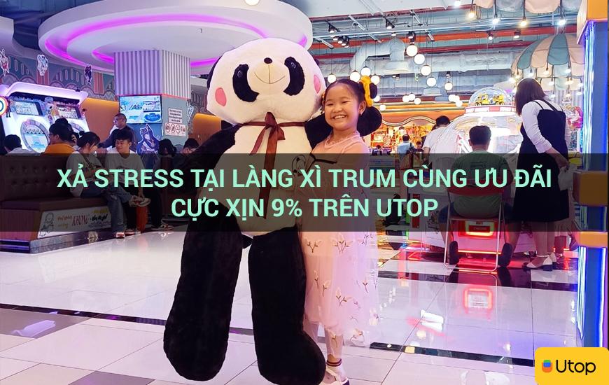 Xả stress tại Làng Xì Trum cùng ưu đãi cực xịn 9% trên Utop