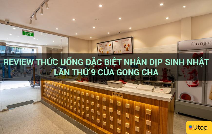 Review thức uống đặc biệt nhân dịp sinh nhật lần thứ 9 của Gong Cha