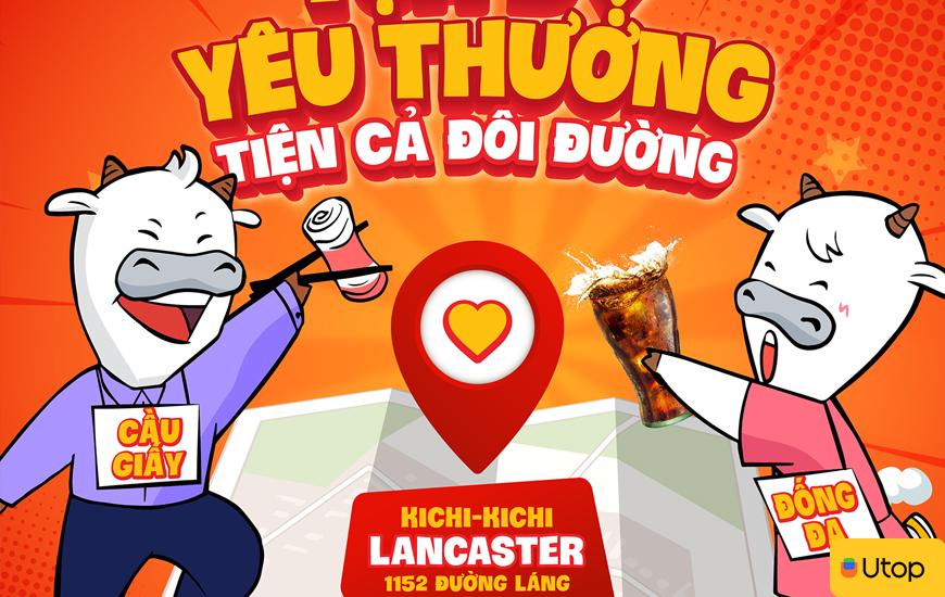 Mã voucher tại Kichi Kichi trên ứng dụng Utop