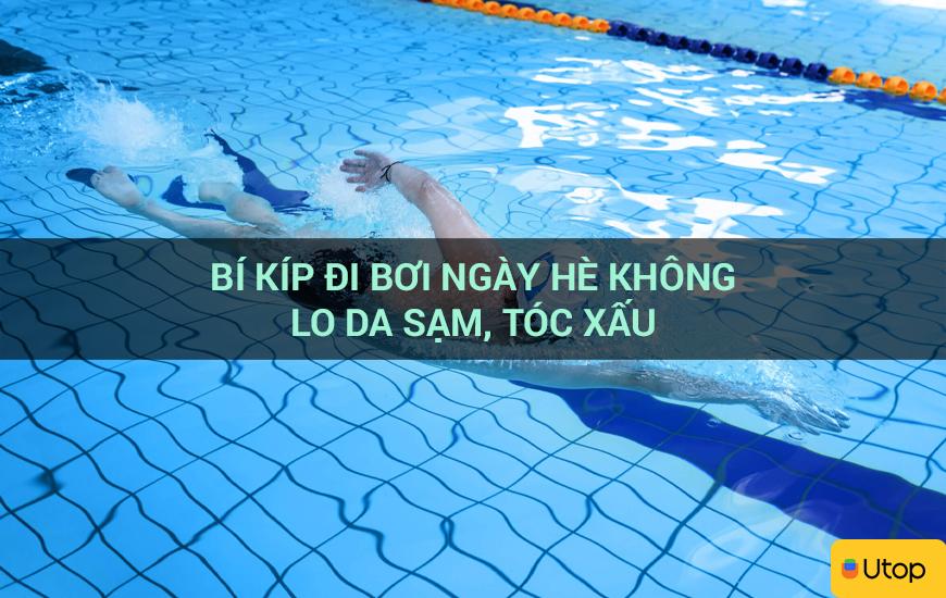 Bí kíp đi bơi ngày hè không lo da sạm, tóc xấu