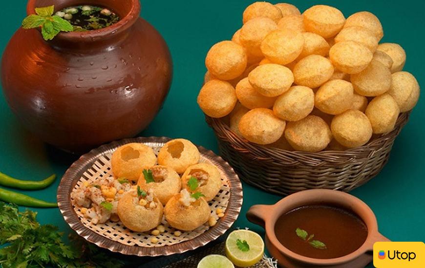 Khám phá nét độc đáo của món bánh Pani Puri mới lạ