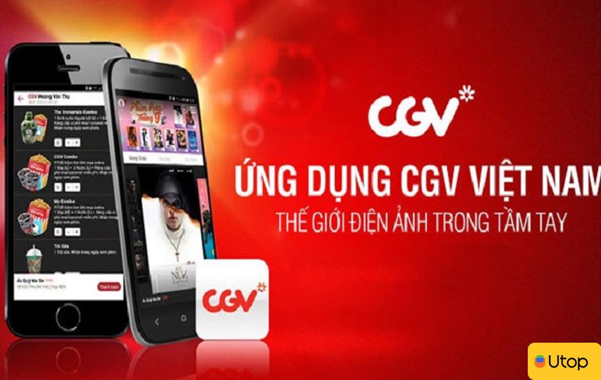 Hướng dẫn đổi vé CGV từ ứng dụng Utop