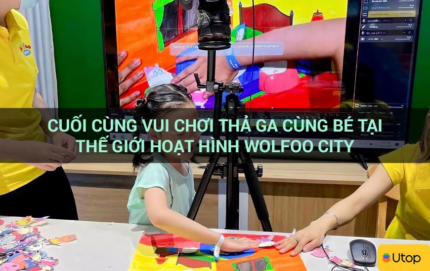 Cuối cùng vui chơi thả ga cùng bé tại thế giới hoạt hình Wolfoo City