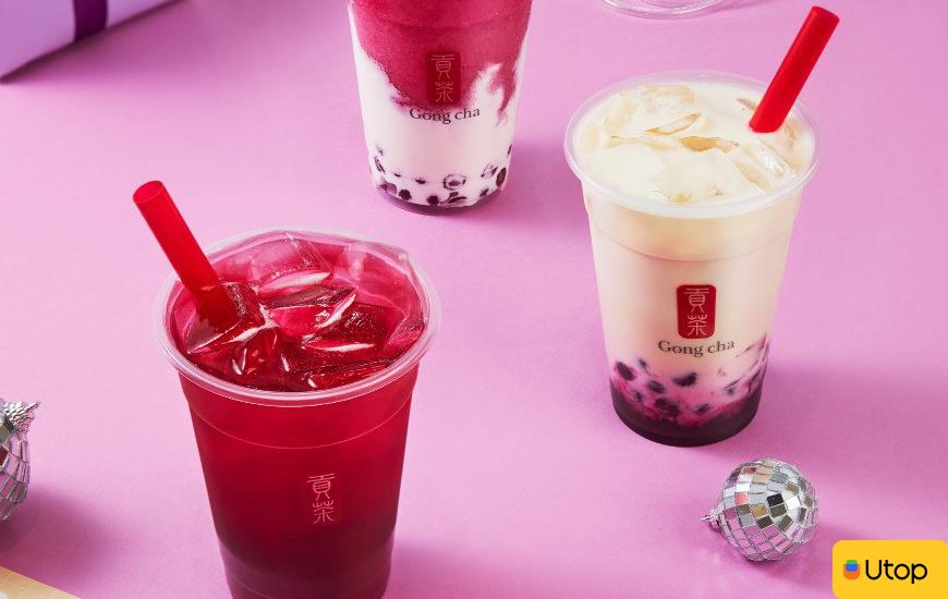 Ưu đãi voucher giảm giá các sản phẩm của Gong Cha trên Utop