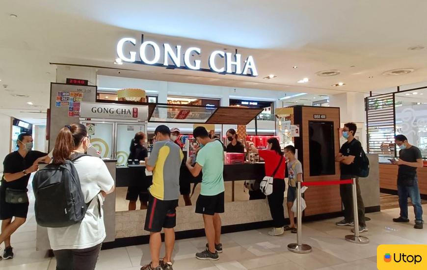 Mã giảm độc quyền Gong Cha trên ứng dụng Utop