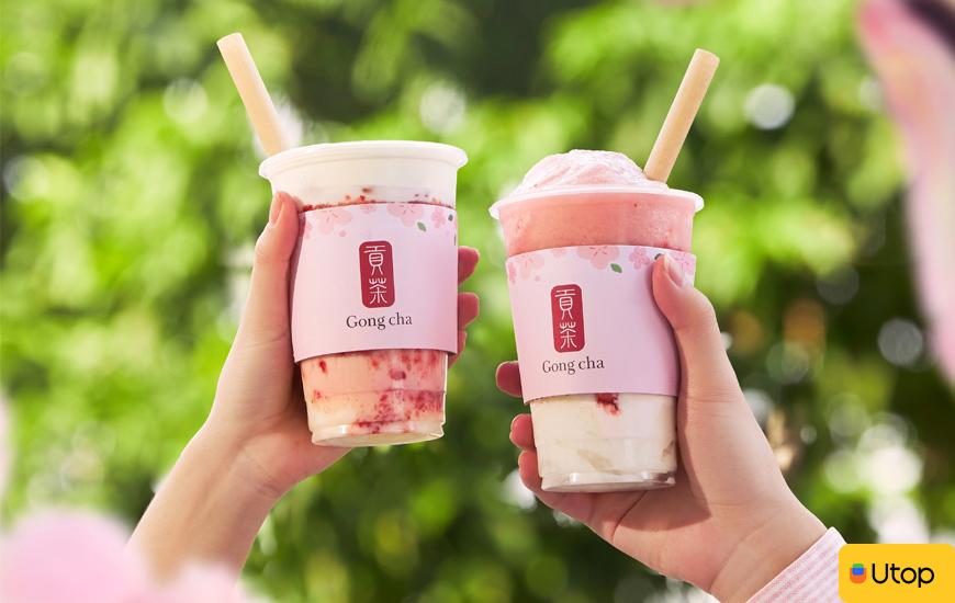 Review bộ sưu tập dâu hạnh nhân – phiên bản đỏ rực trời xuân tại Gong Cha