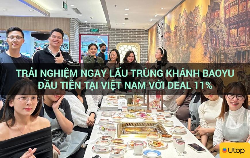 Trải nghiệm ngay lẩu Trùng Khánh Baoyu đầu tiên tại Việt Nam với deal 11%