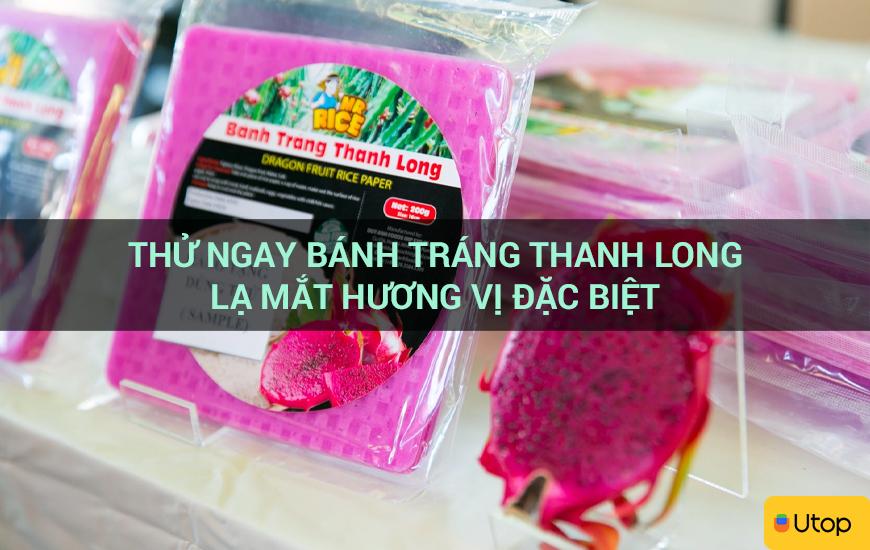 Thử ngay bánh tráng thanh long lạ mắt hương vị đặc biệt