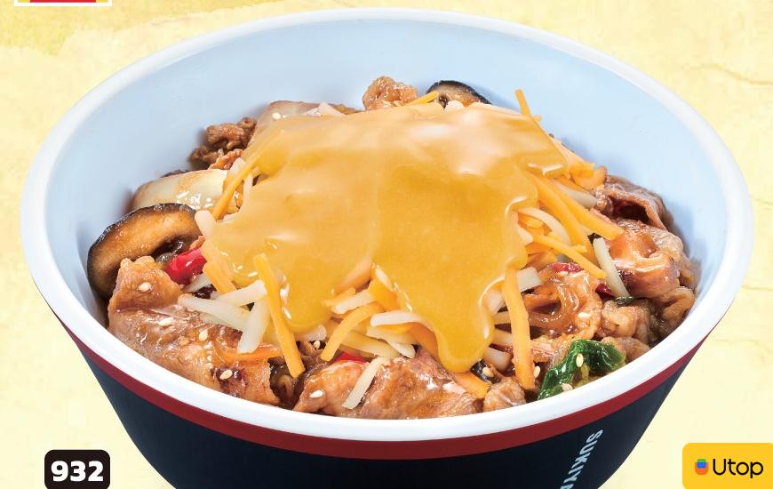 Khám phá món Gyudon phô mai tan chảy chất lượng tại Sukiya
