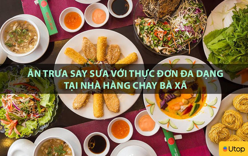 Ăn trưa say sưa với thực đơn đa dạng tại nhà hàng Chay Bà Xã
