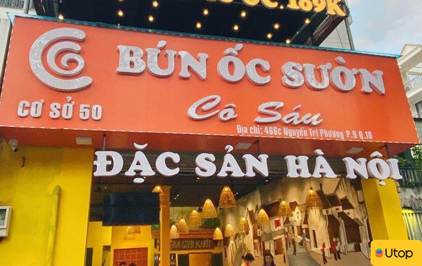 Bún ốc sườn - cô Sáu