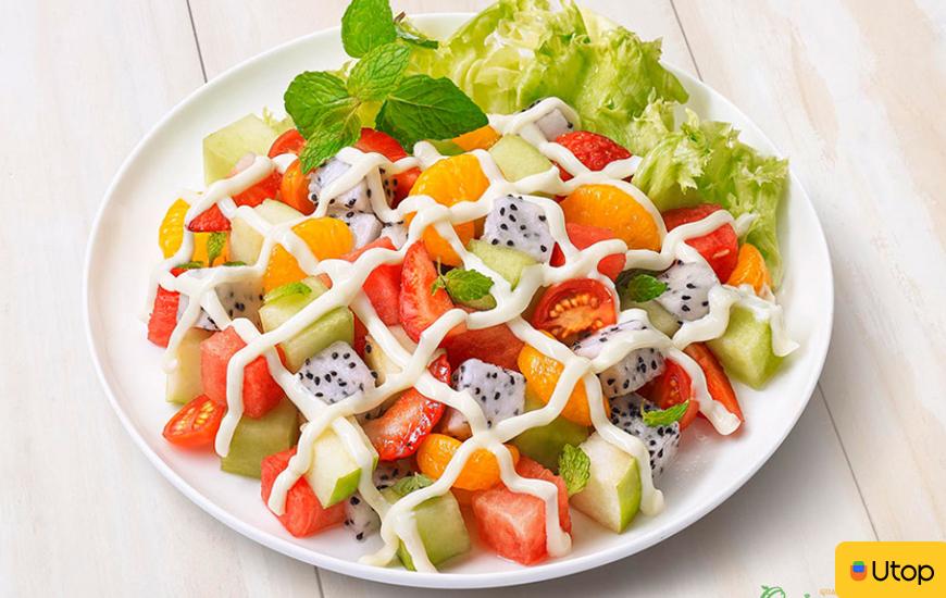 Cách làm salad hoa quả trộn