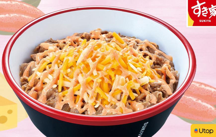 Cảm nhận khi trải nghiệm món Gyudon phô mai tan chảy tại Sukiya