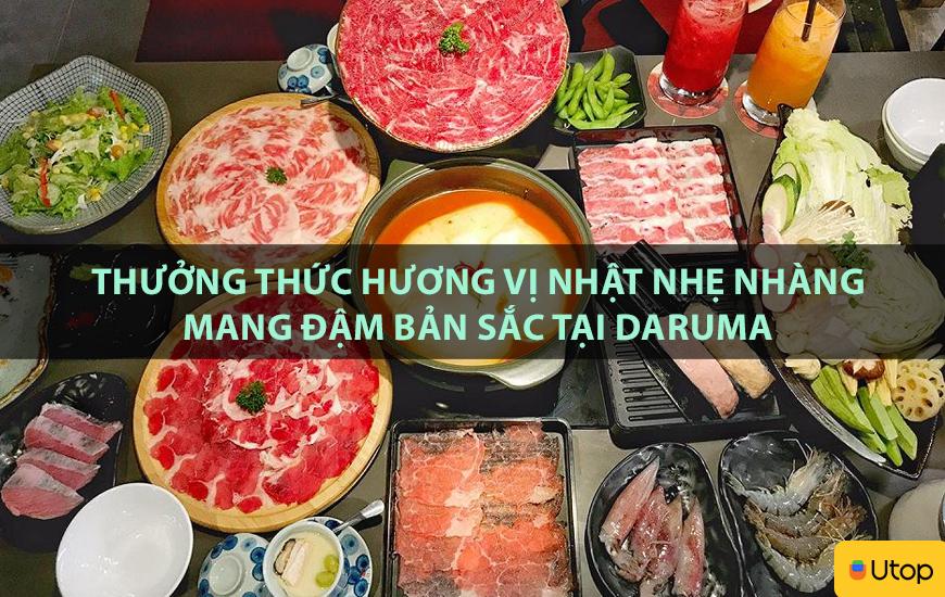 Thưởng thức hương vị Nhật nhẹ nhàng mang đậm bản sắc tại Daruma
