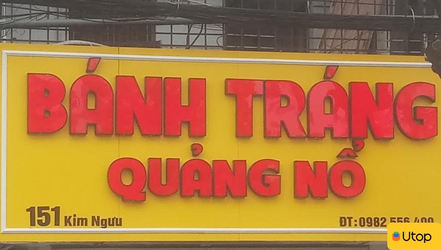 Bánh tráng thịt heo Quảng Nổ