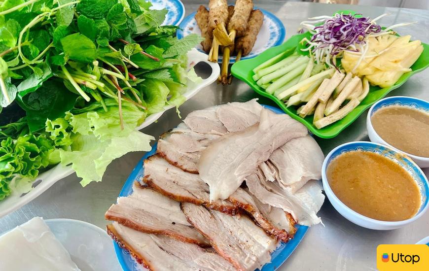 Bánh tráng thịt heo Tùng Bản Thái Hà