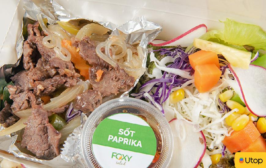 Foxy Salad biến hóa các món ăn eat clean trở nên hấp dẫn
