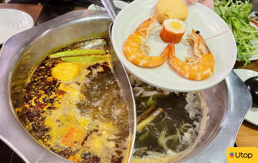 Review lẩu nhúng chỉ từ 165K tại nhà hàng Rakuen Hotpot