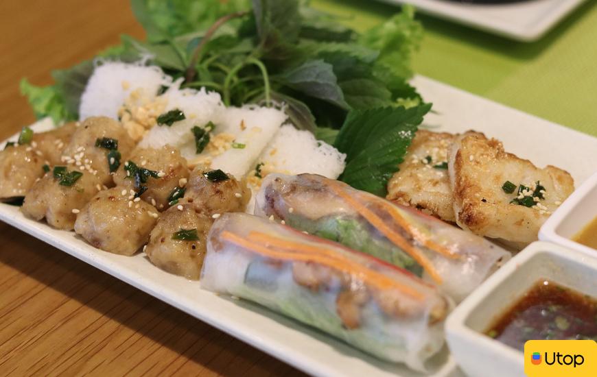 Thực đơn thuần Việt tại Wrap & Roll